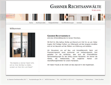Tablet Screenshot of gassner.de